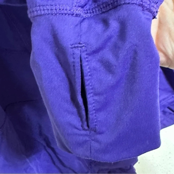 Tangerine‎ XL purple 1/4 zip performance pull over athletic top with thumb holes - Picture 6 of 8